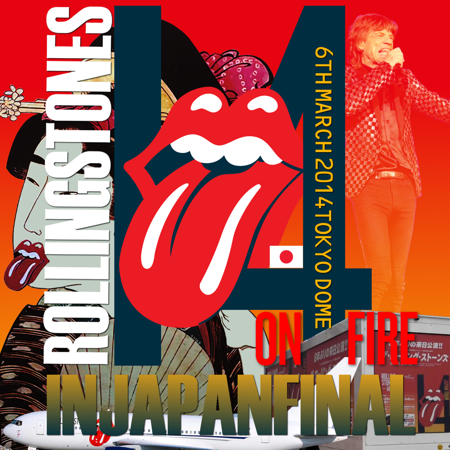 コレクターズCD　The Rolling Stones - 14 on Fire Japan Tour 2014