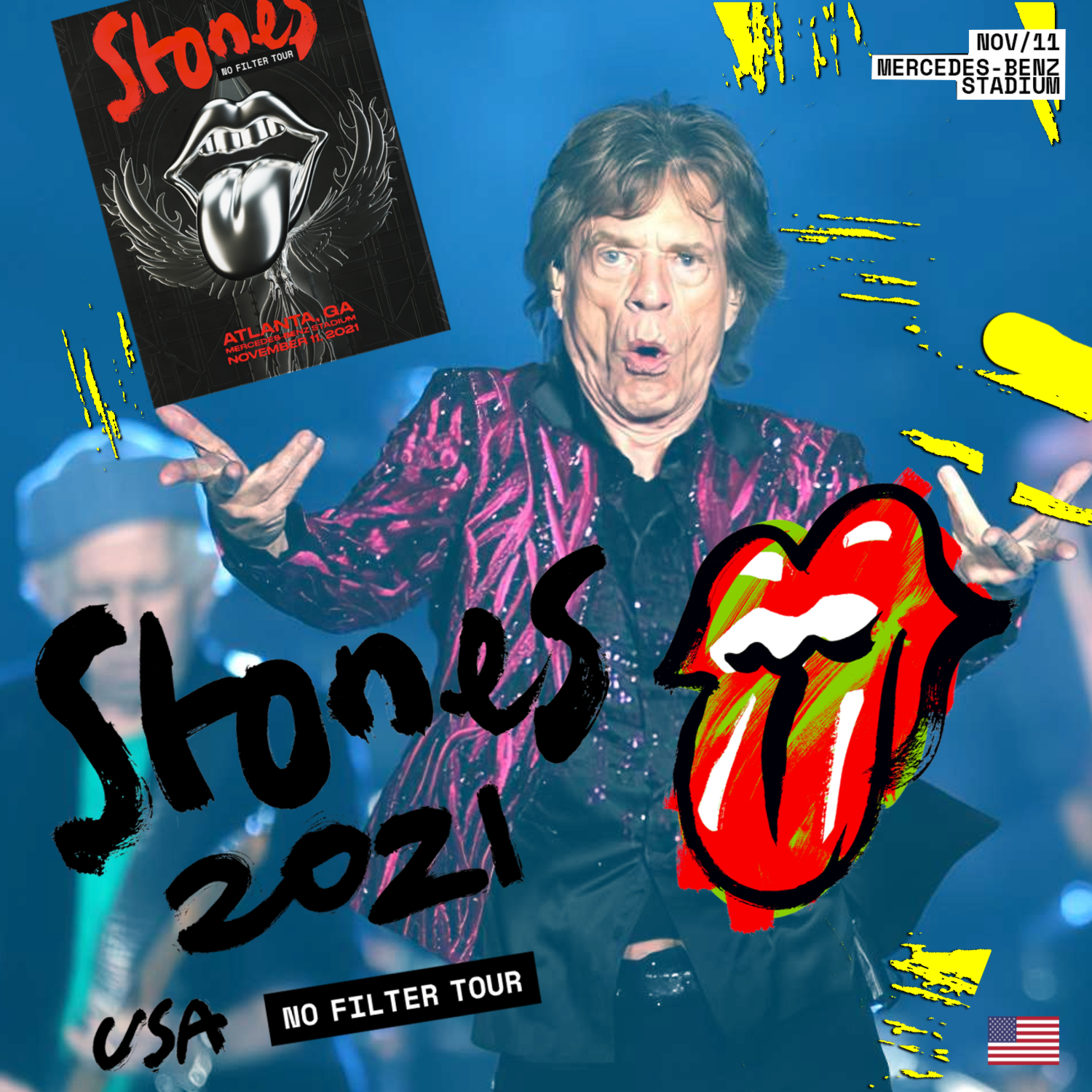 コレクターズCD ローリング・ストーンズ 2021年USツアー11月11日アトランタ/ Rolling Stones No Filter