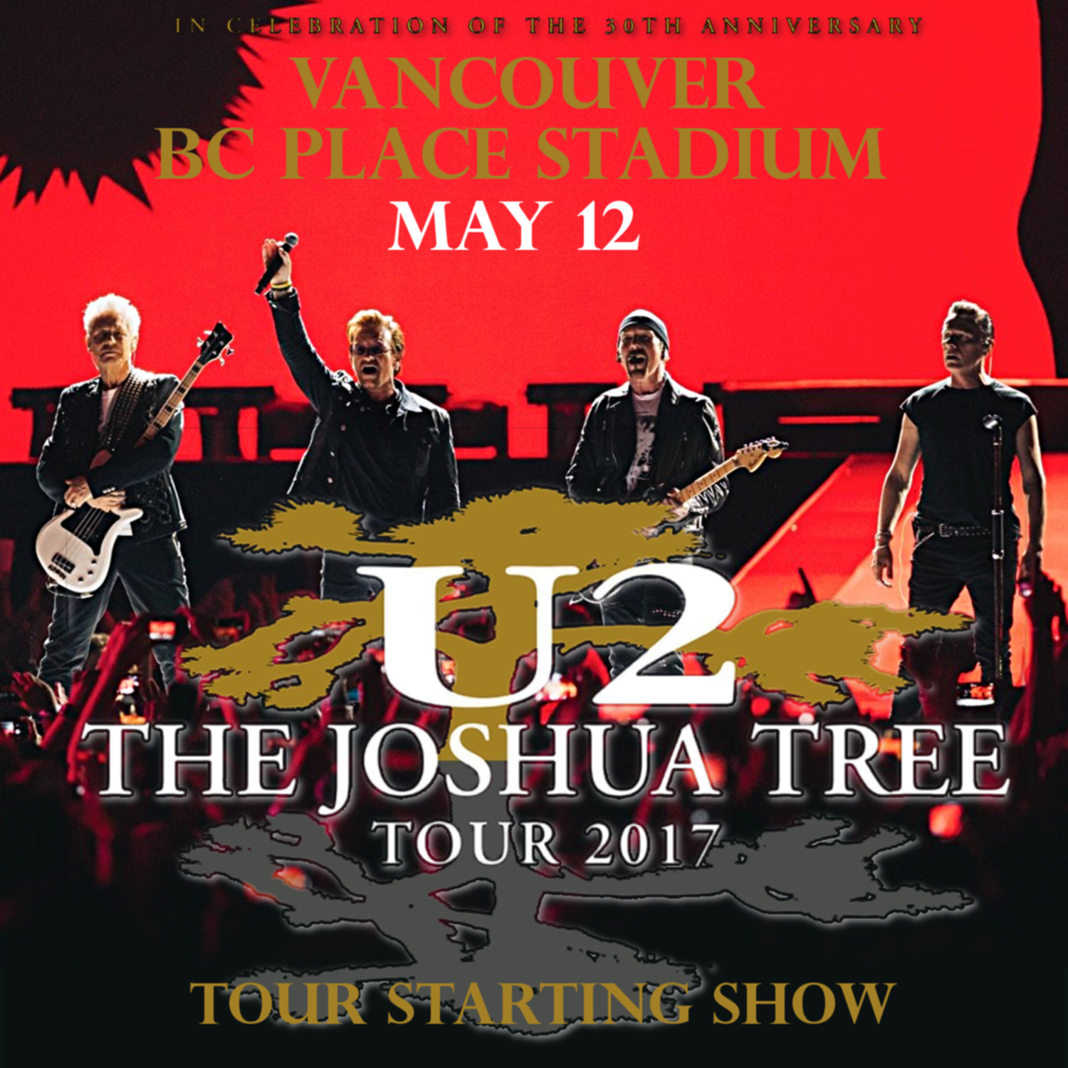 コレクターズCD U2 2017年ヨーロッパツアー The Joshua Tree Tour 2017