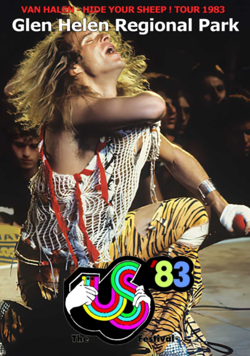 ヴァンヘイレン1983年USツアー5月29日カリフォルニアProshot DVD