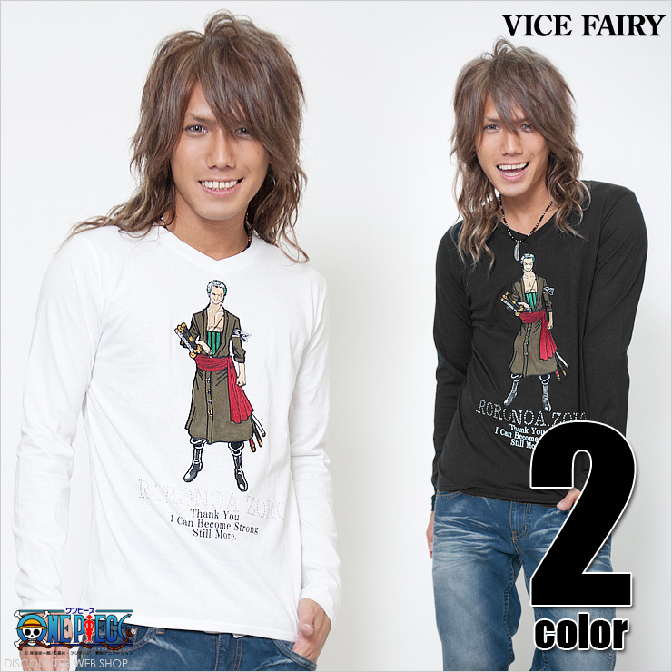 ３Dゾロ　VネックロングTEE【VICE FAIRY】