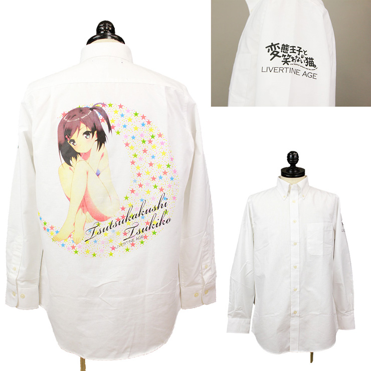 【３－４週間程でお届け】LIVERTINE AGE【リバティーンエイジ】◇変態王子と笑わない猫。 筒隠月子 シャツ◇