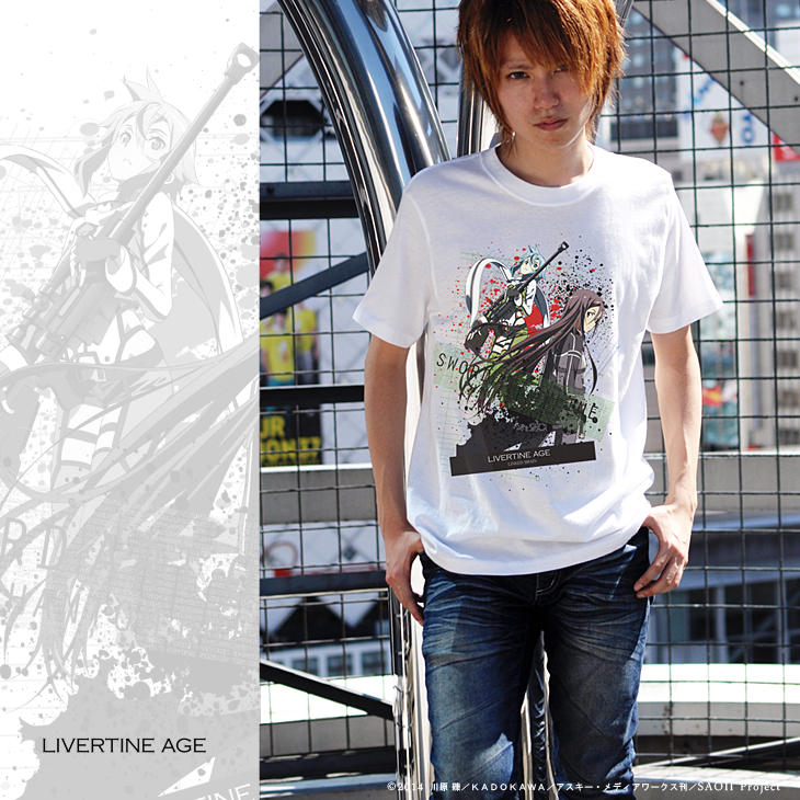 【完全第2回予約受注生産】SWORD ART ONLINE II TYPE:MECHANICAL FLUCTUATION Tシャツ◆コラボ メンズ　Tシャツ　レディース【2015年3月上旬より順次発送】