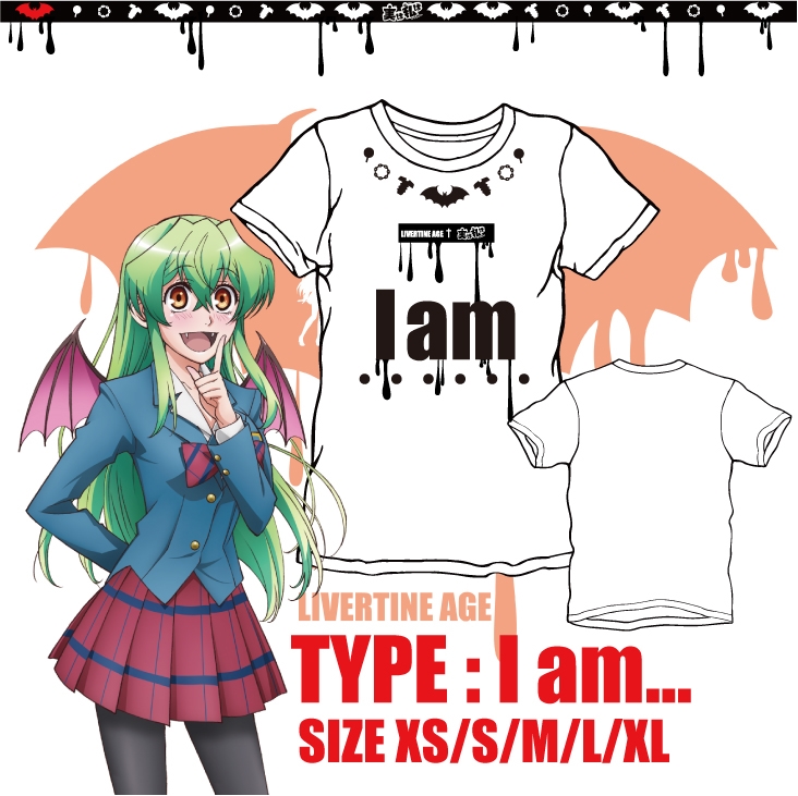 【完全予約受注生産】実は私はtype:I am....　半袖Tシャツ◆実は私は じつわた　白神葉子　コラボ　アニメ　【9月下旬より順次発送】