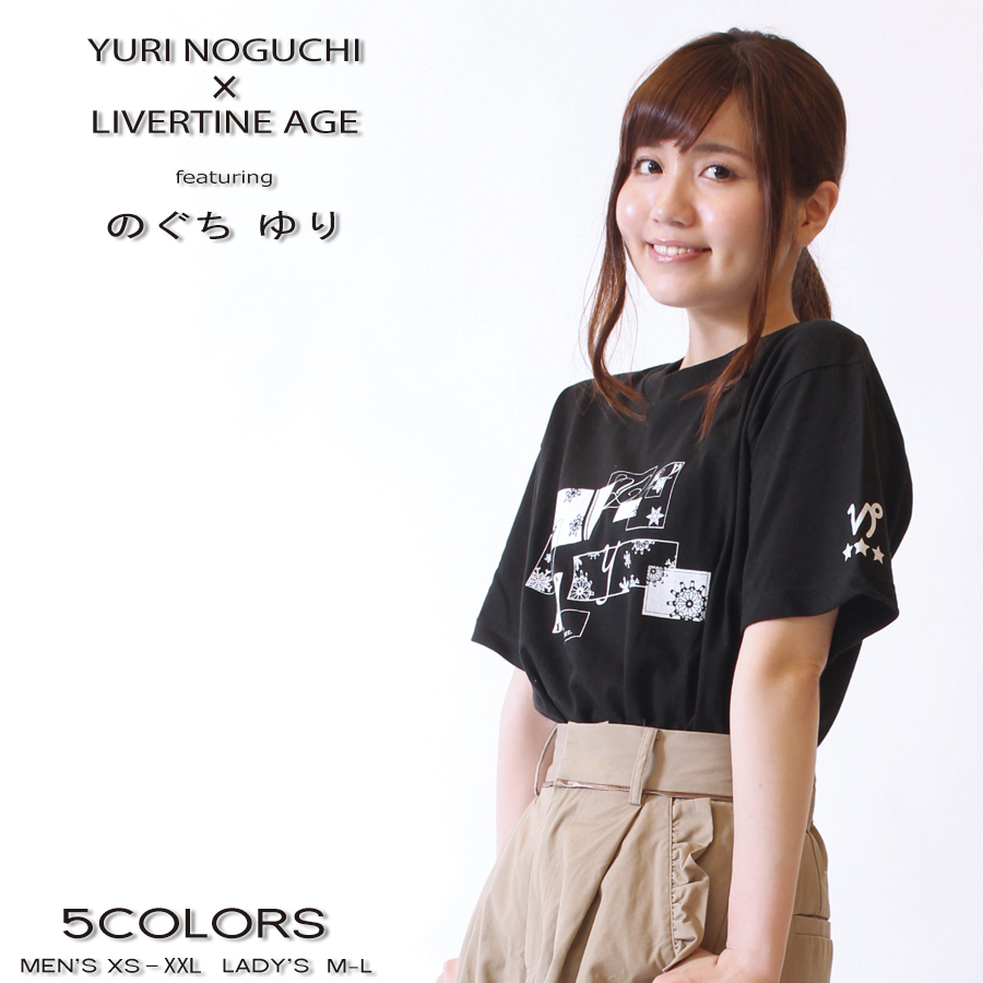 受注期間限定！のぐちゆりコラボ企画！！Snow Crystal半袖Tシャツ◆のぐちゆり  コラボ  声優 Tシャツ 半袖