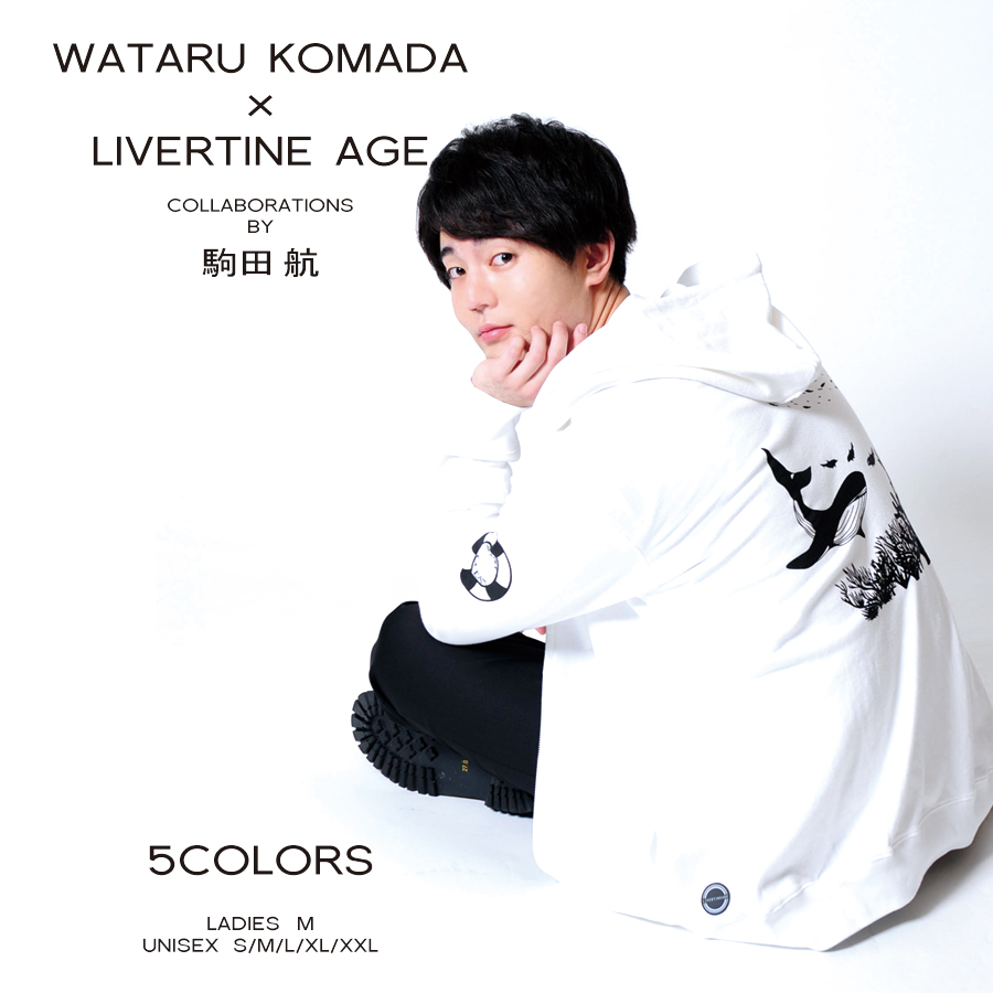 受注期間限定！駒田航コラボ企画！！Just Dive ZIPパーカー◆駒田航  コラボ   パーカー