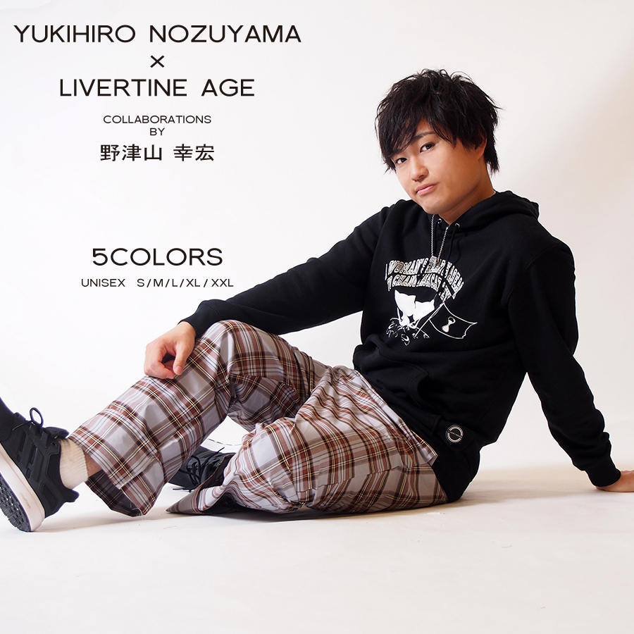 受注期間限定！野津山幸宏コラボ プルオーバーパーカー◆野津山幸宏  コラボ   パーカー