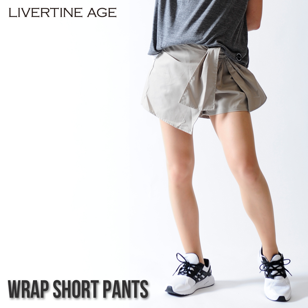 Livertine Age ラップショートパンツ