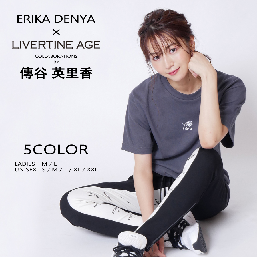 受注期間限定！傳谷英里香コラボ企画！コラボ 半袖Tシャツ ◆傳谷英里香  コラボ   Tシャツ