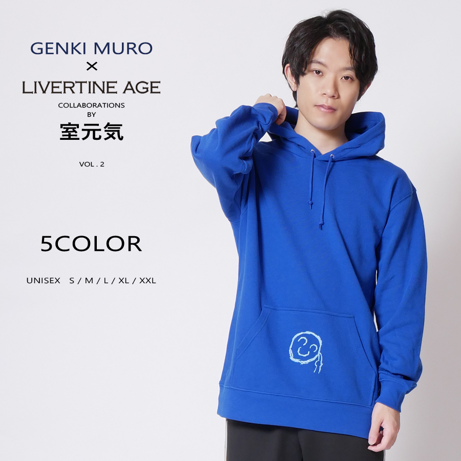 受注期間限定！室元気コラボ企画！コラボプルオーバーパーカー◆室元気  コラボ   パーカー