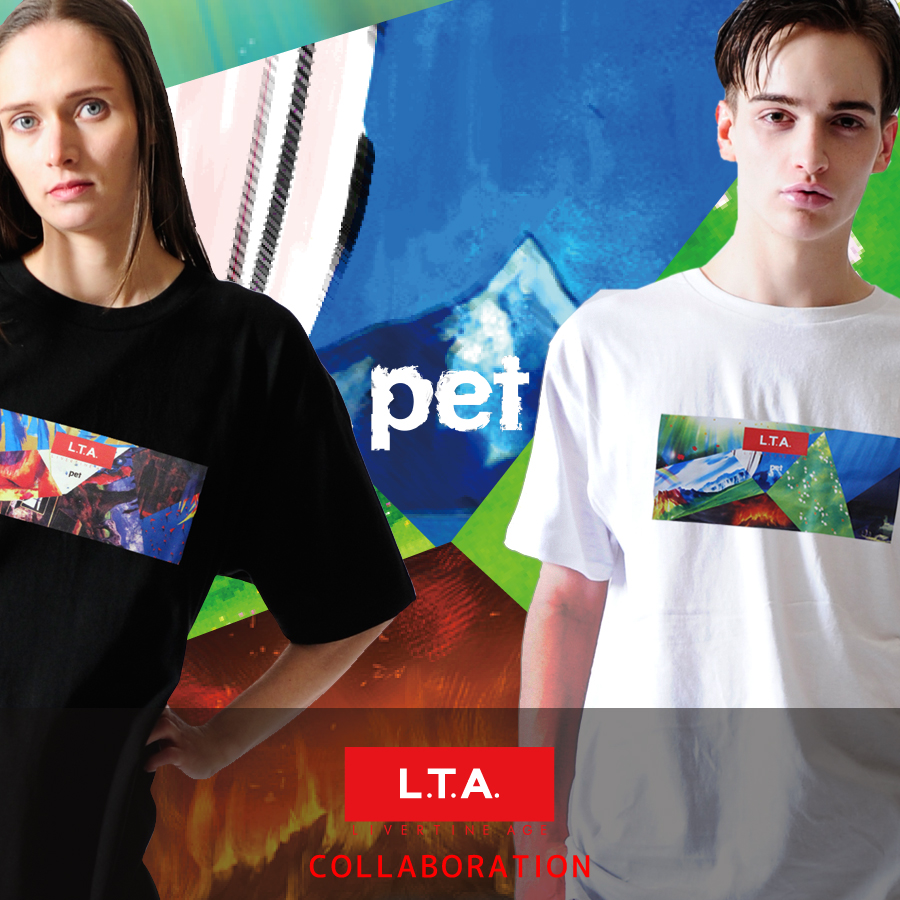 【完全受注限定生産】TVアニメ「pet」×LIVERTINEAGEコラボTシャツ
