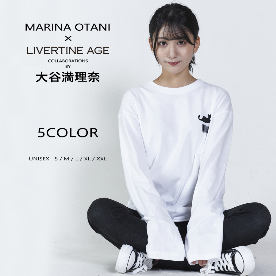 受注期間限定！大谷満理奈コラボ企画！コラボ長袖Tシャツ◆大谷満理奈 コラボ   長袖Tシャツ