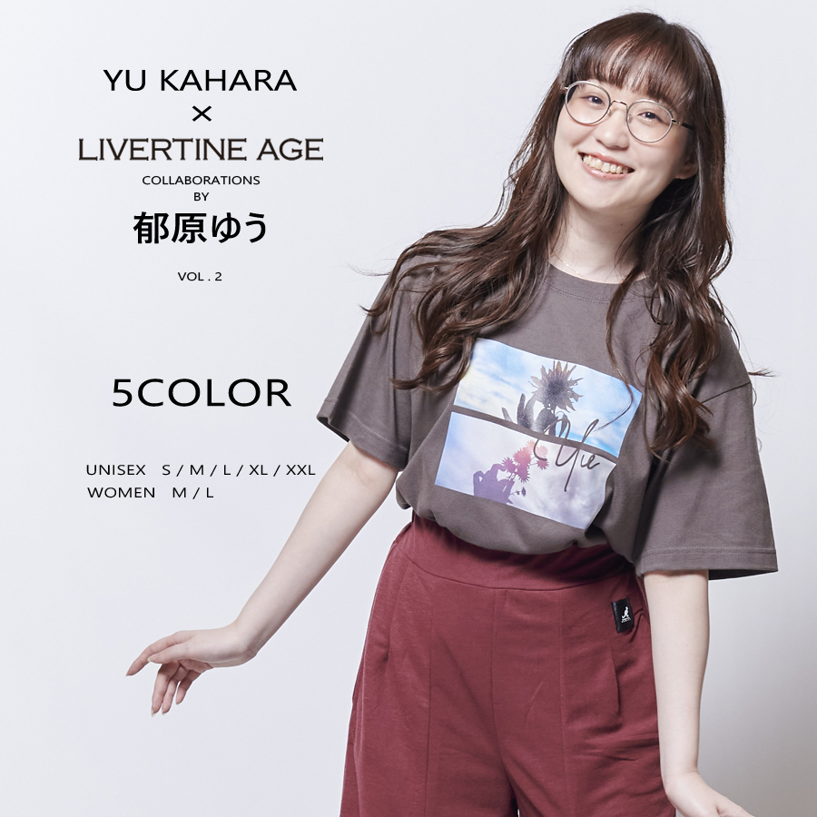 受注期間限定！郁原ゆうコラボ企画第二弾！コラボ半袖Tシャツ◆郁原ゆう   コラボ   半袖Tシャツ