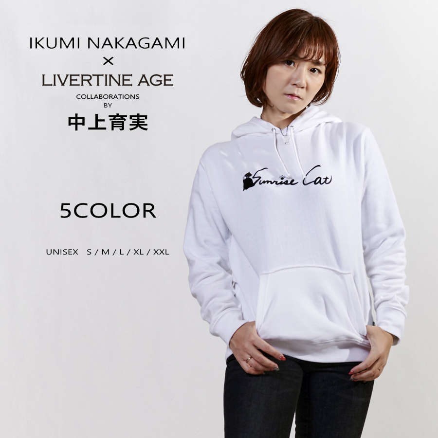 受注期間限定！中上育実コラボ企画！コラボプルオーバーパーカー UNISEX SIZE◆中上育実