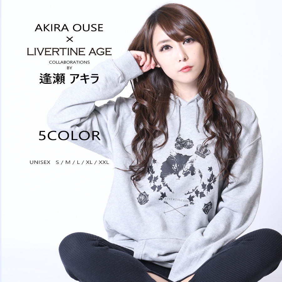 受注期間限定！逢瀬アキラコラボ企画！コラボプルオーバーパーカー◆逢瀬アキラ