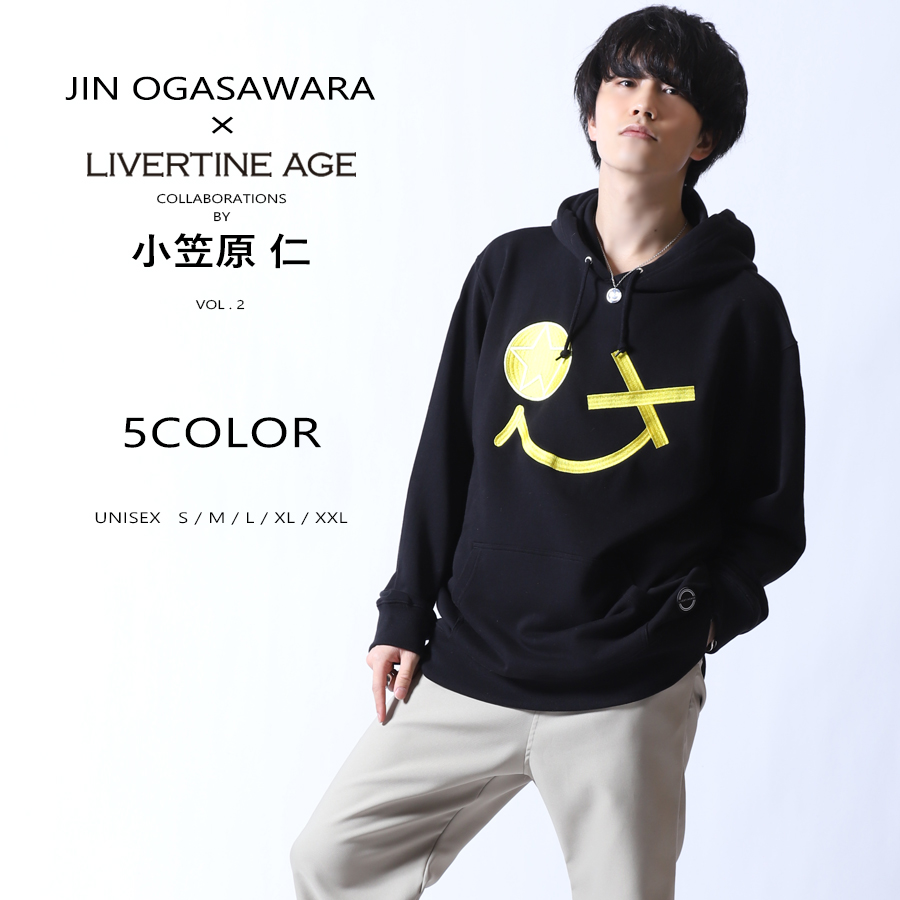 受注期間限定！小笠原仁コラボ企画第2弾！コラボプルオーバーパーカー◆小笠原仁