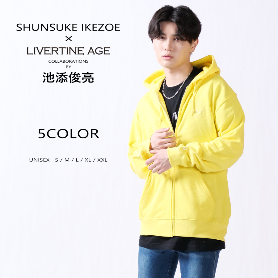 受注期間限定！池添俊亮コラボ企画！コラボZIPパーカー◆池添俊亮