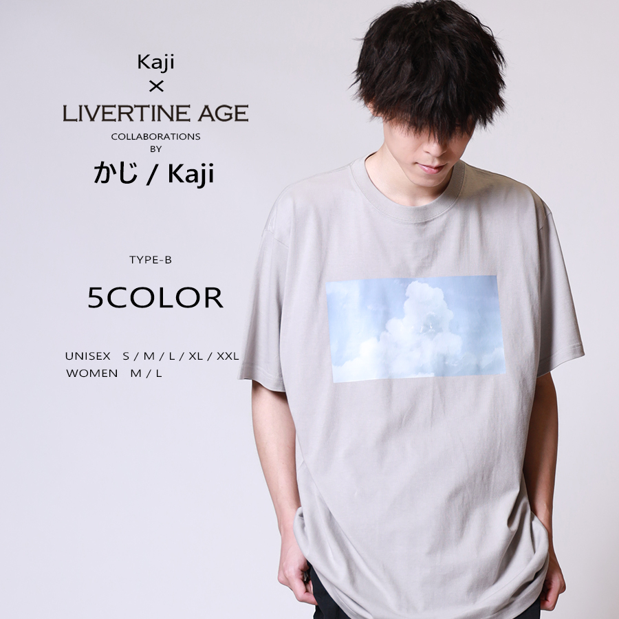 受注期間限定！かじ / Kajiコラボ企画！コラボ半袖Tシャツ TYPE:B◆かじ / Kaji