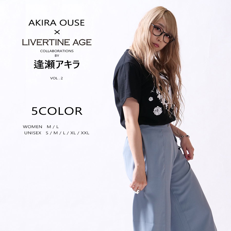 受注期間限定！逢瀬アキラコラボ企画第2弾！コラボ半袖Tシャツ ◆逢瀬アキラ