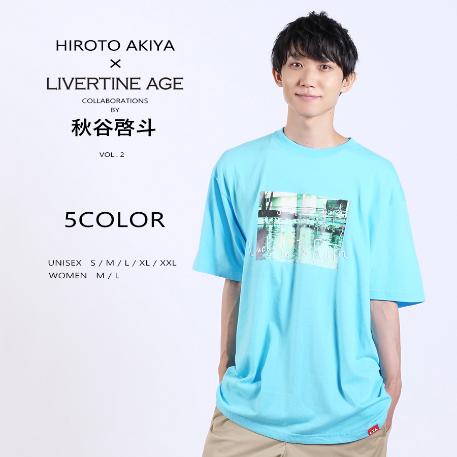 受注期間限定！秋谷啓斗コラボ企画第二弾！コラボ半袖TシャツTYPE:B◆秋谷啓斗
