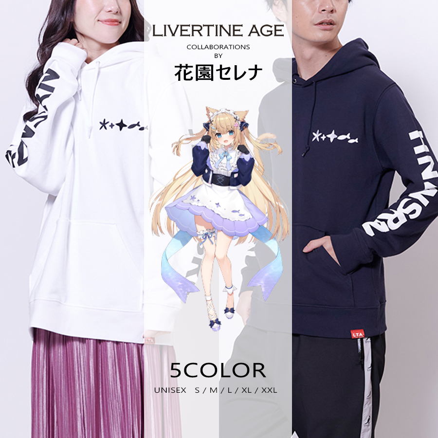 受注期間限定！花園セレナコラボ企画！コラボプルオーバーパーカー◆花園セレナ