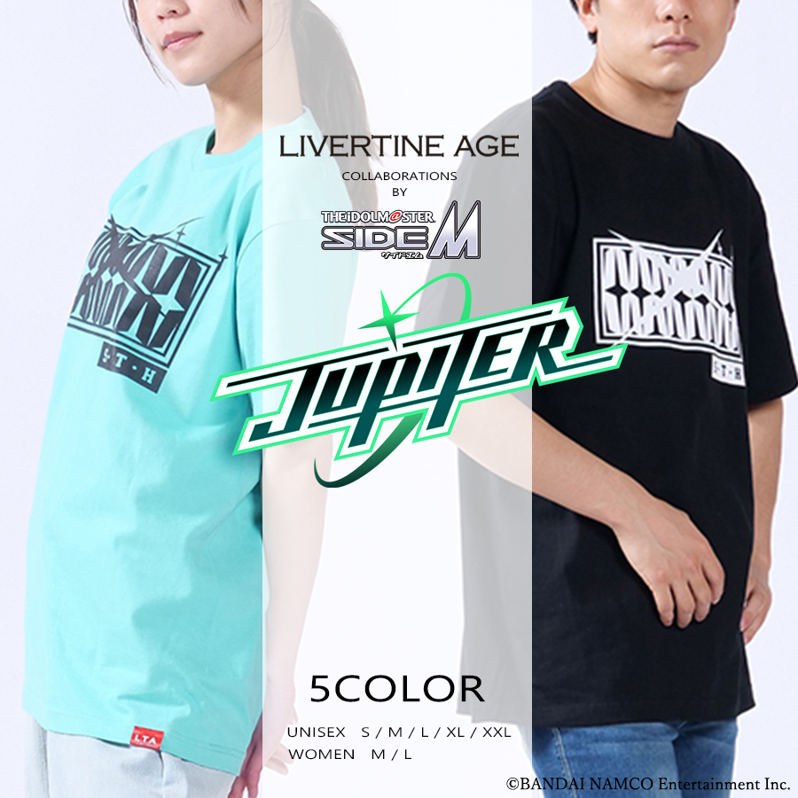 受注期間限定！アイドルマスター SideM コラボ半袖Tシャツ type : Jupiter