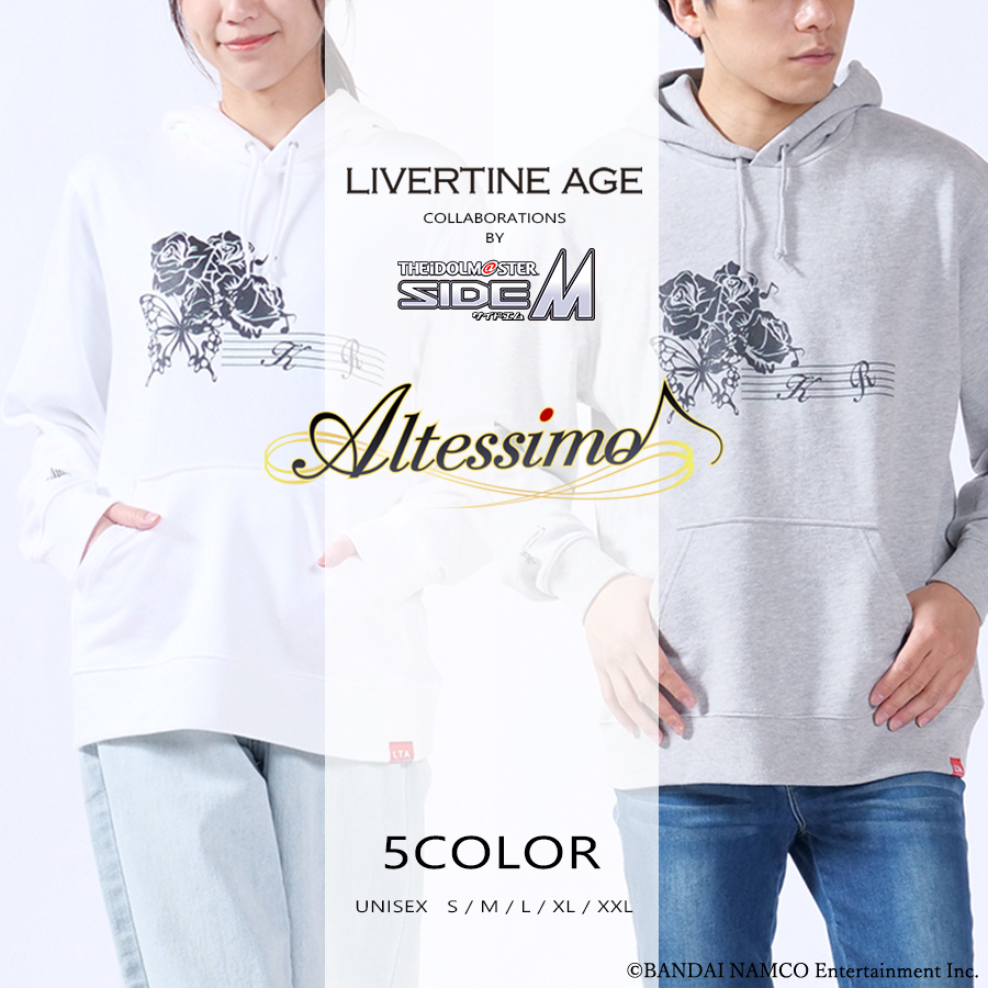 受注期間限定！アイドルマスター SideM コラボプルオーバーパーカー type : Altessimo