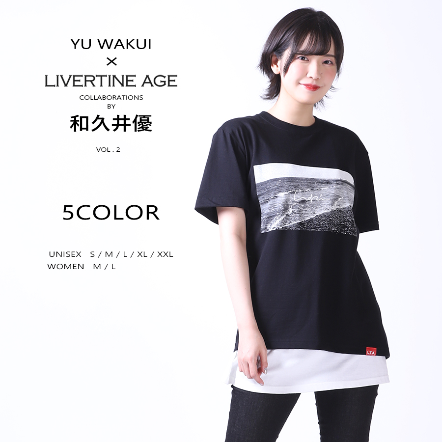 受注期間限定！和久井優コラボ企画第二弾！コラボ半袖Tシャツ◆和久井優
