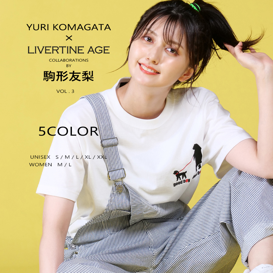 受注期間限定！駒形友梨コラボ企画第3弾！コラボ半袖Tシャツ◆駒形友梨