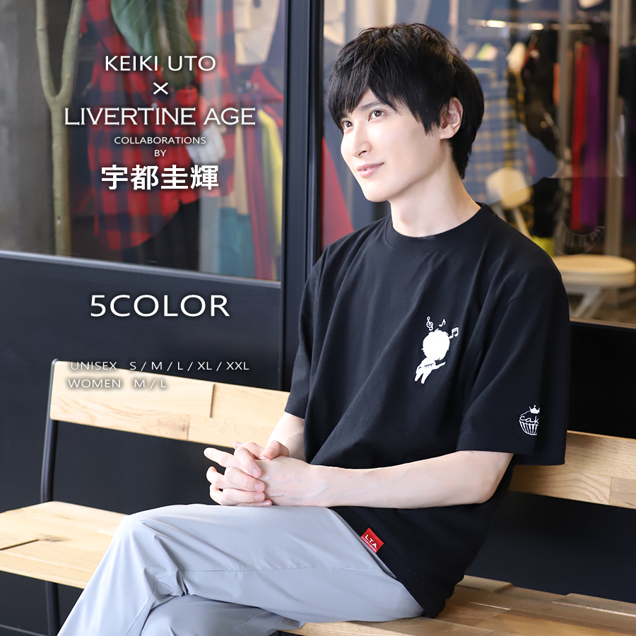 受注期間限定！宇都圭輝コラボ企画！コラボ半袖Tシャツ◆宇都圭輝