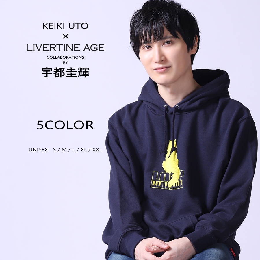 受注期間限定！宇都圭輝コラボ企画！コラボプルオーバーパーカー◆宇都圭輝