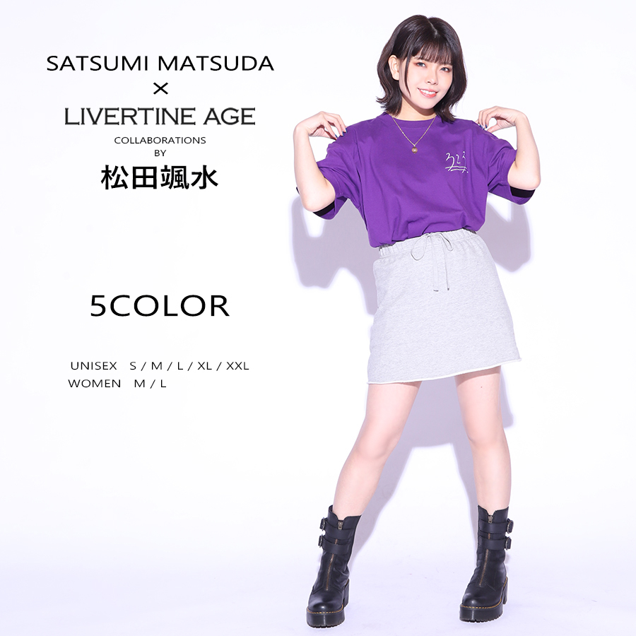 受注期間限定！松田颯水コラボ企画！コラボ半袖Tシャツ◆松田颯水