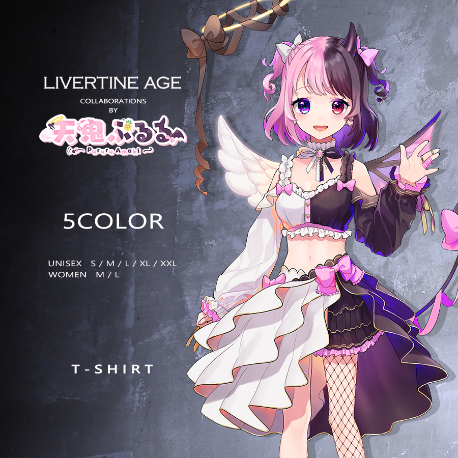 受注期間限定！天鬼ぷるるコラボ企画！コラボ半袖Tシャツ◆天鬼ぷるる