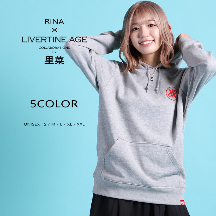 受注期間限定！里菜コラボ企画！コラボプルオーバーパーカー◆里菜