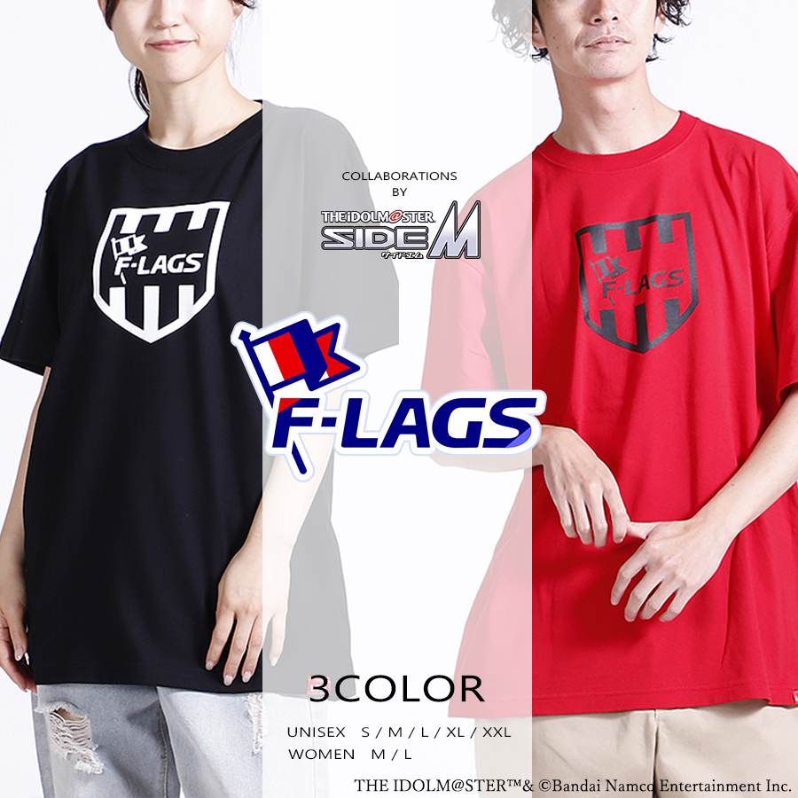 受注期間限定！アイドルマスター SideM × LIVERTINEAGE 第4弾 コラボ半袖Tシャツ type : F-LAGS