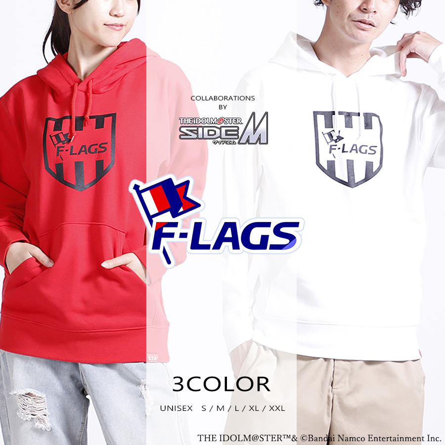 受注期間限定！アイドルマスター SideM × LIVERTINEAGE 第4弾 コラボプルオーバーパーカー type : F-LAGS
