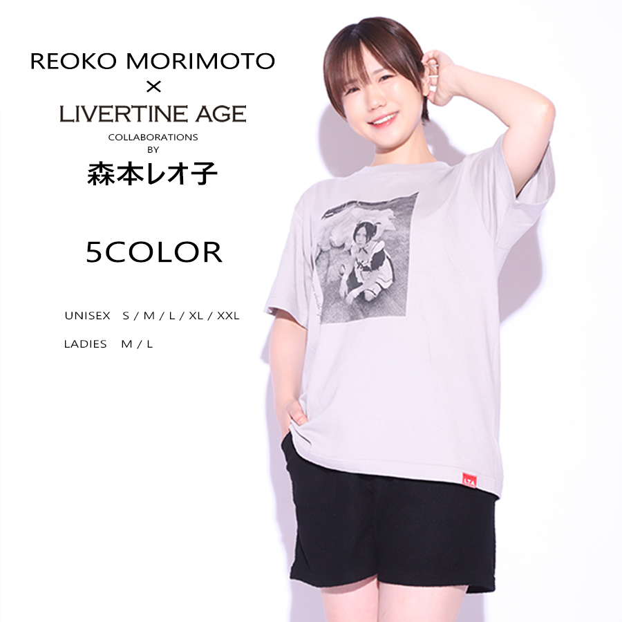 受注期間限定！森本レオ子コラボ企画！コラボ半袖Tシャツ◆森本レオ子