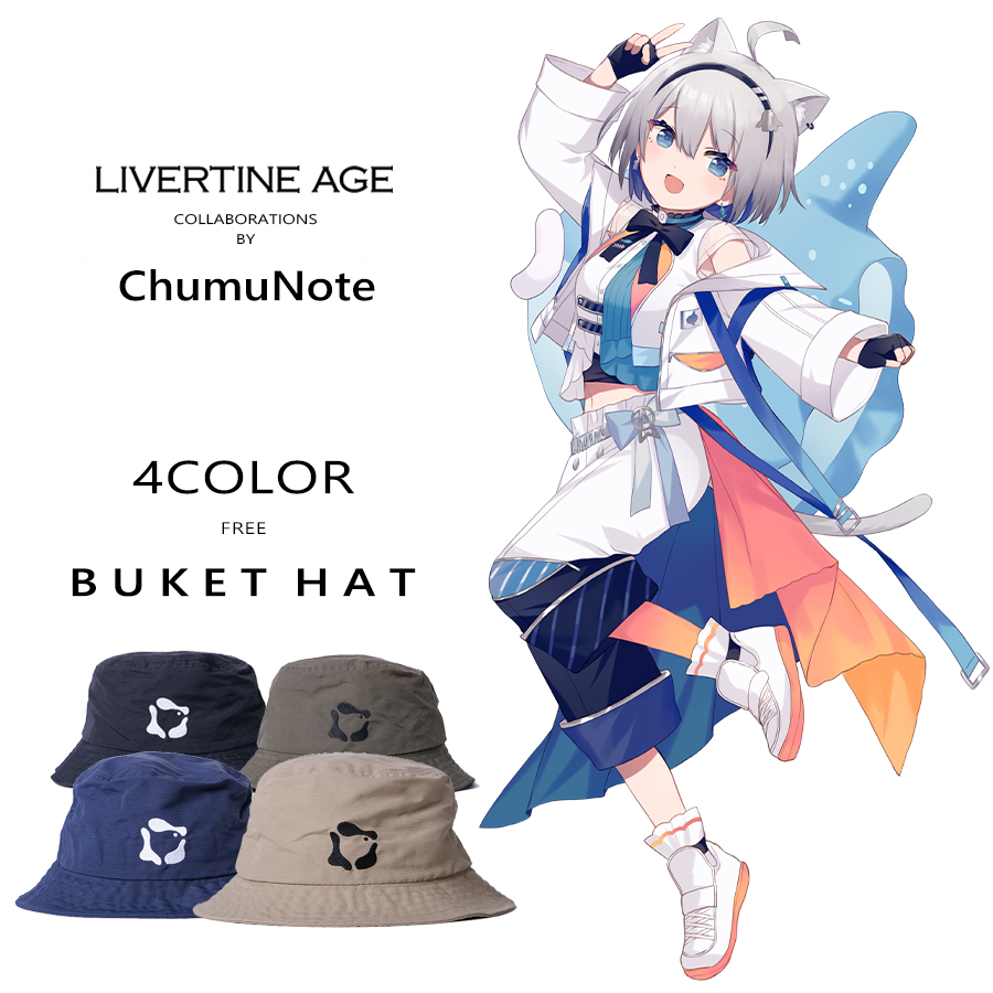 受注期間限定！ChumuNoteコラボ企画！コラボバケットハット◆ChumuNote