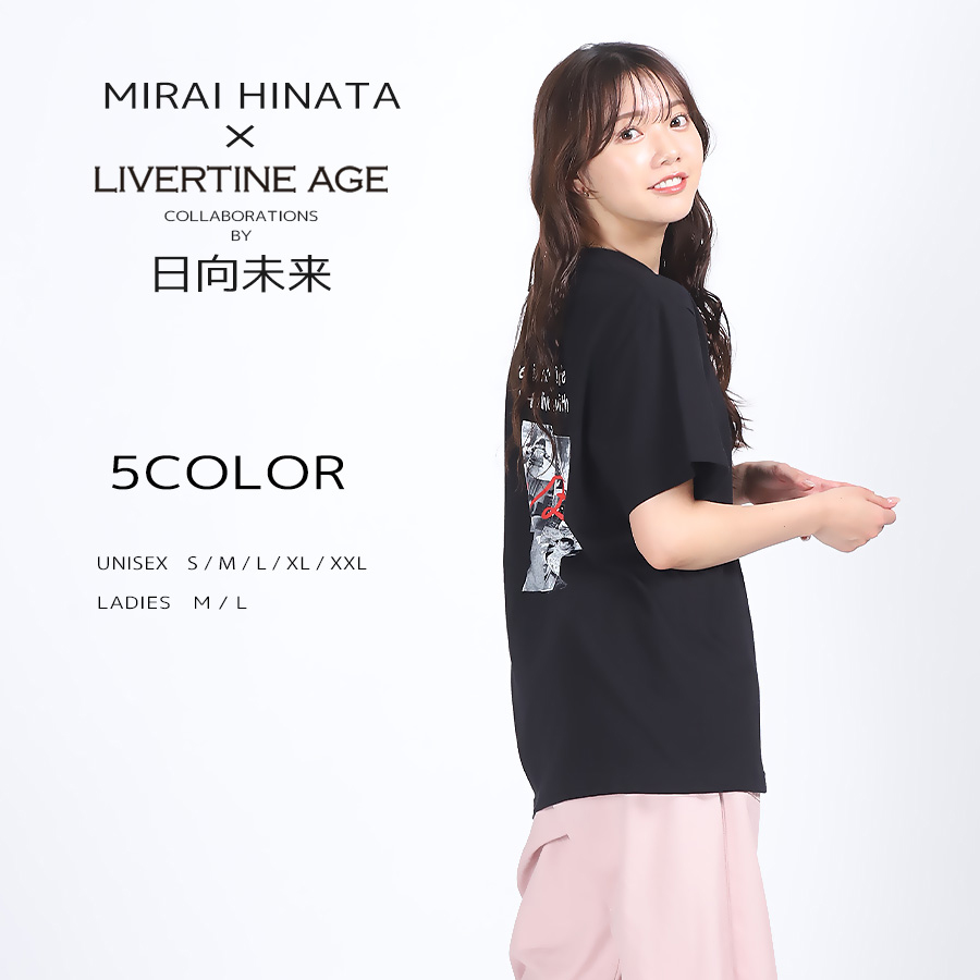 受注期間限定！日向未来コラボ企画！コラボ半袖Tシャツ◆日向未来