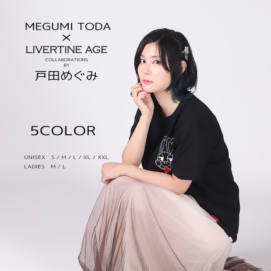 受注期間限定！戸田めぐみコラボ企画！コラボ半袖Tシャツ◆戸田めぐみ