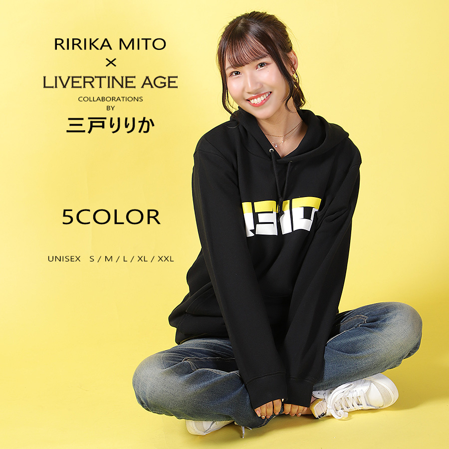 受注期間限定！三戸りりかコラボ企画！コラボプルオーバーパーカー◆三戸りりか