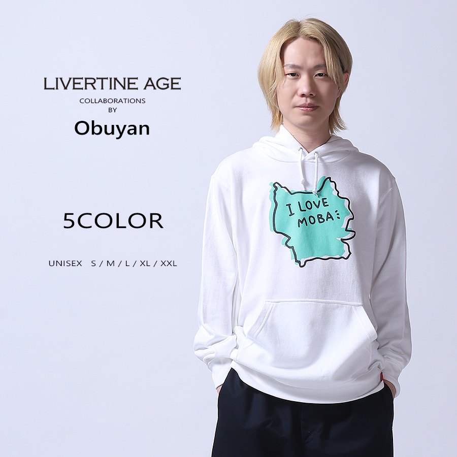 受注期間限定！Obuyanコラボ企画！コラボプルオーバーパーカー◆Obuyan