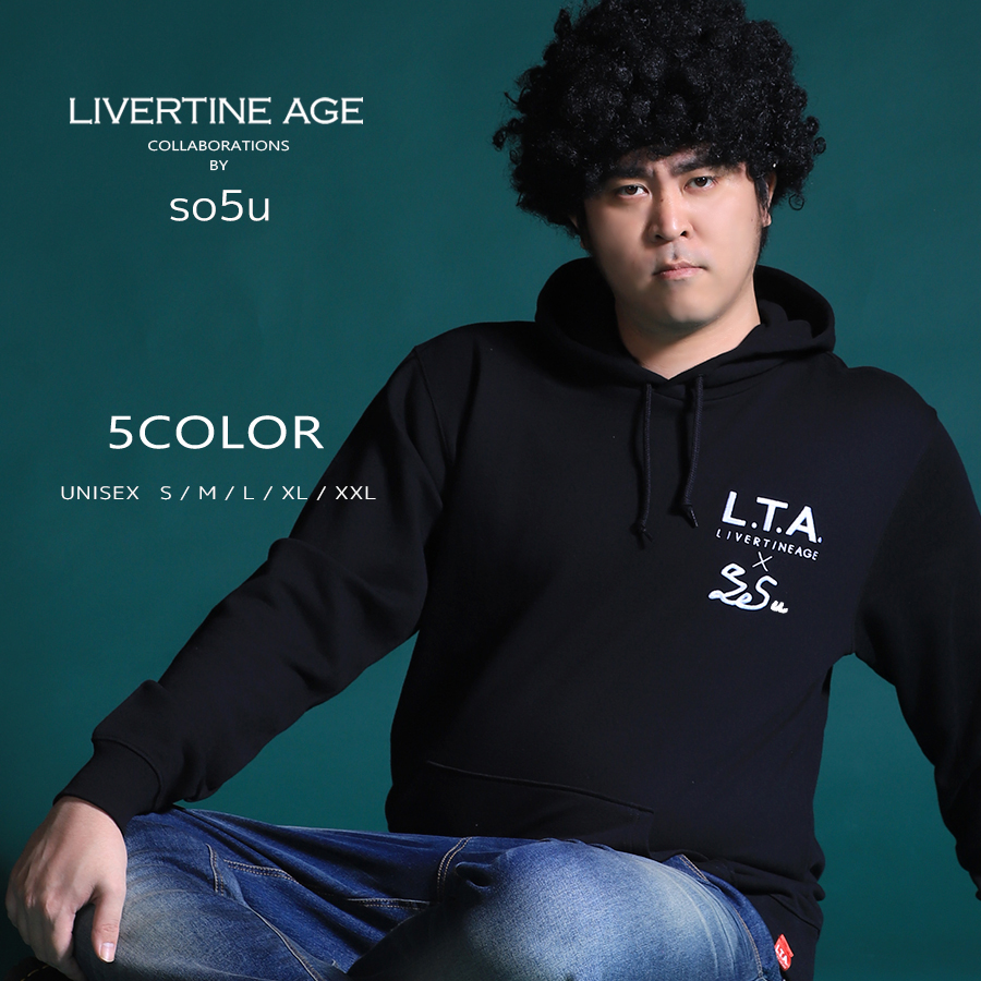 受注期間限定！so5uコラボ企画！コラボプルオーバーパーカー◆so5u