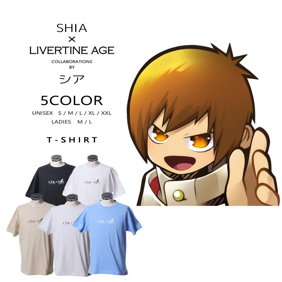 受注期間限定！シアコラボ企画！コラボ半袖Tシャツ◆シア