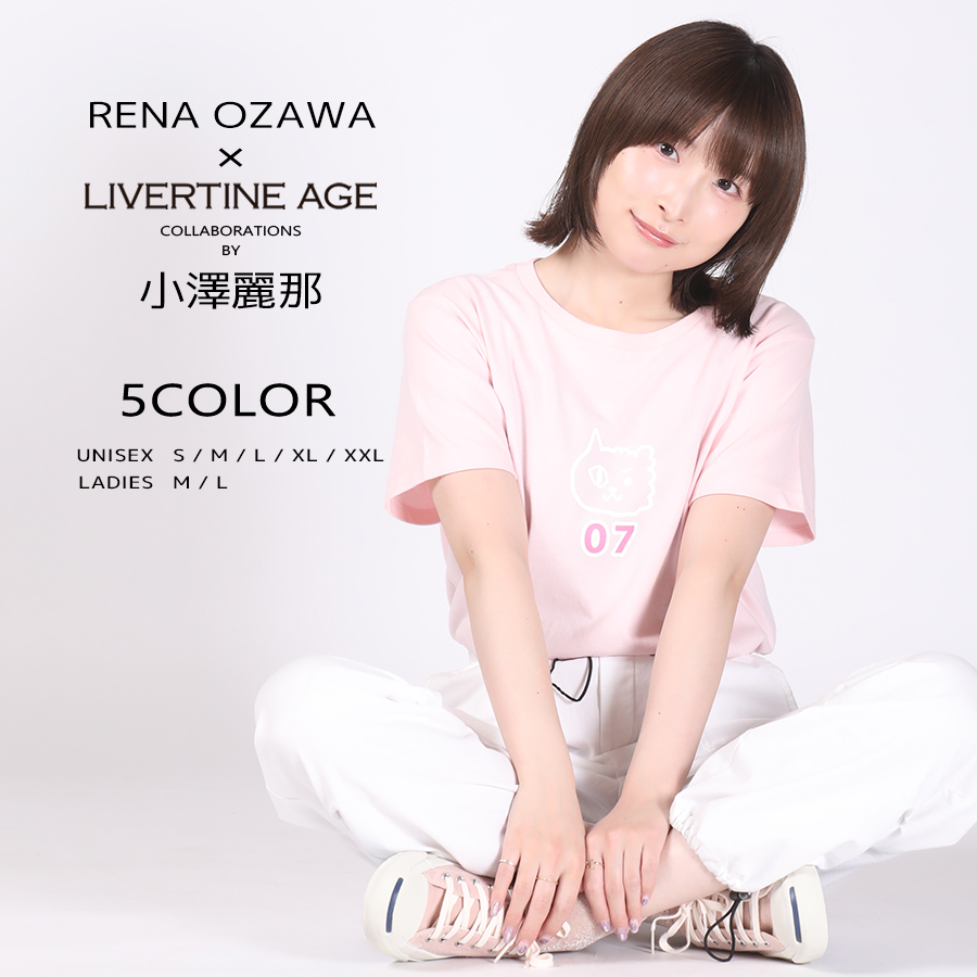 受注期間限定！小澤麗那コラボ企画！コラボ半袖Tシャツ◆ 小澤麗那