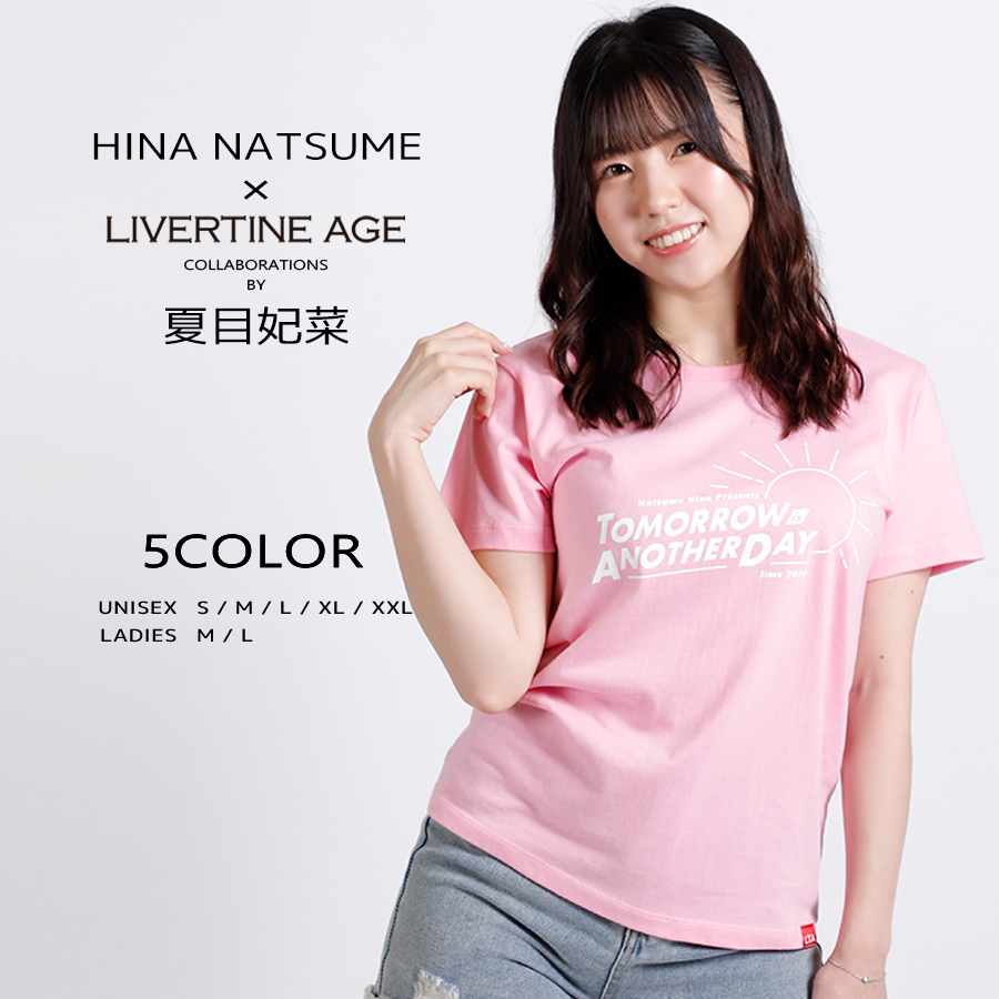 受注期間限定！夏目妃菜コラボ企画！コラボ半袖Tシャツ◆夏目妃菜