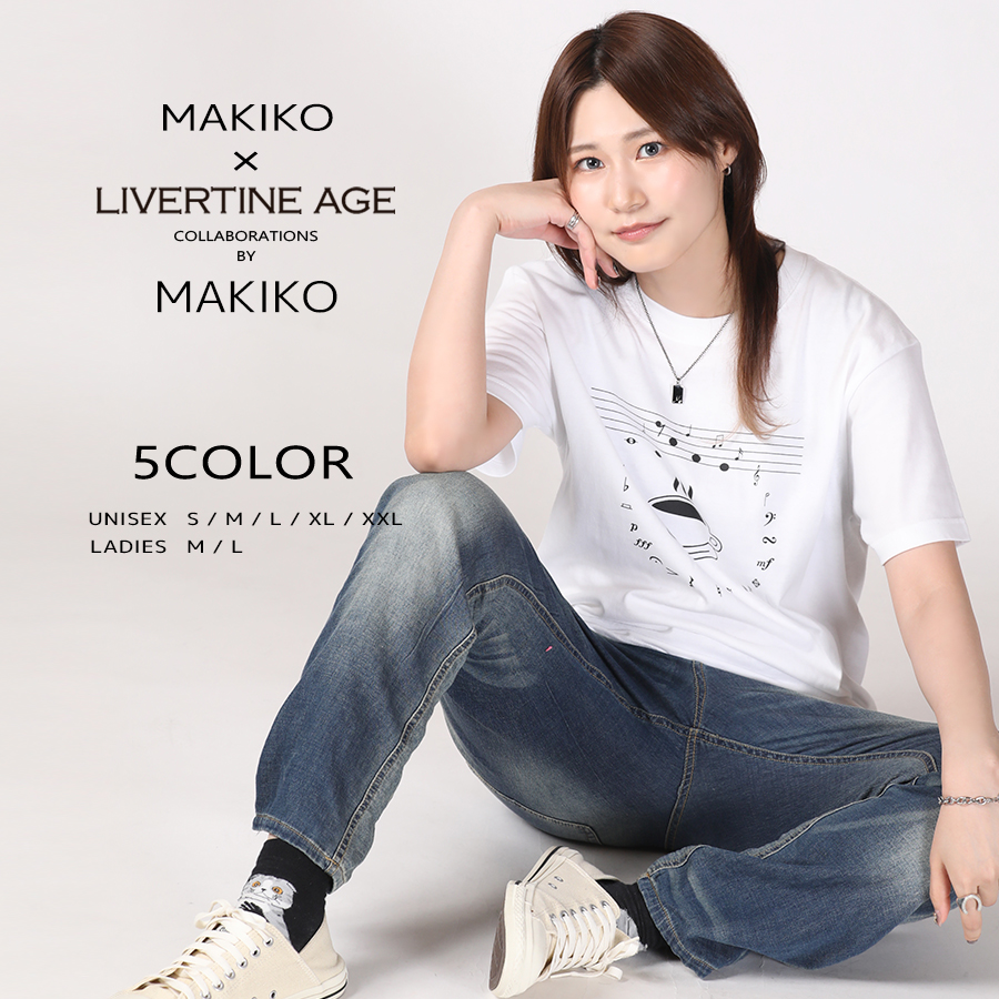 受注期間限定！MAKIKOコラボ企画！コラボ半袖Tシャツ◆MAKIKO