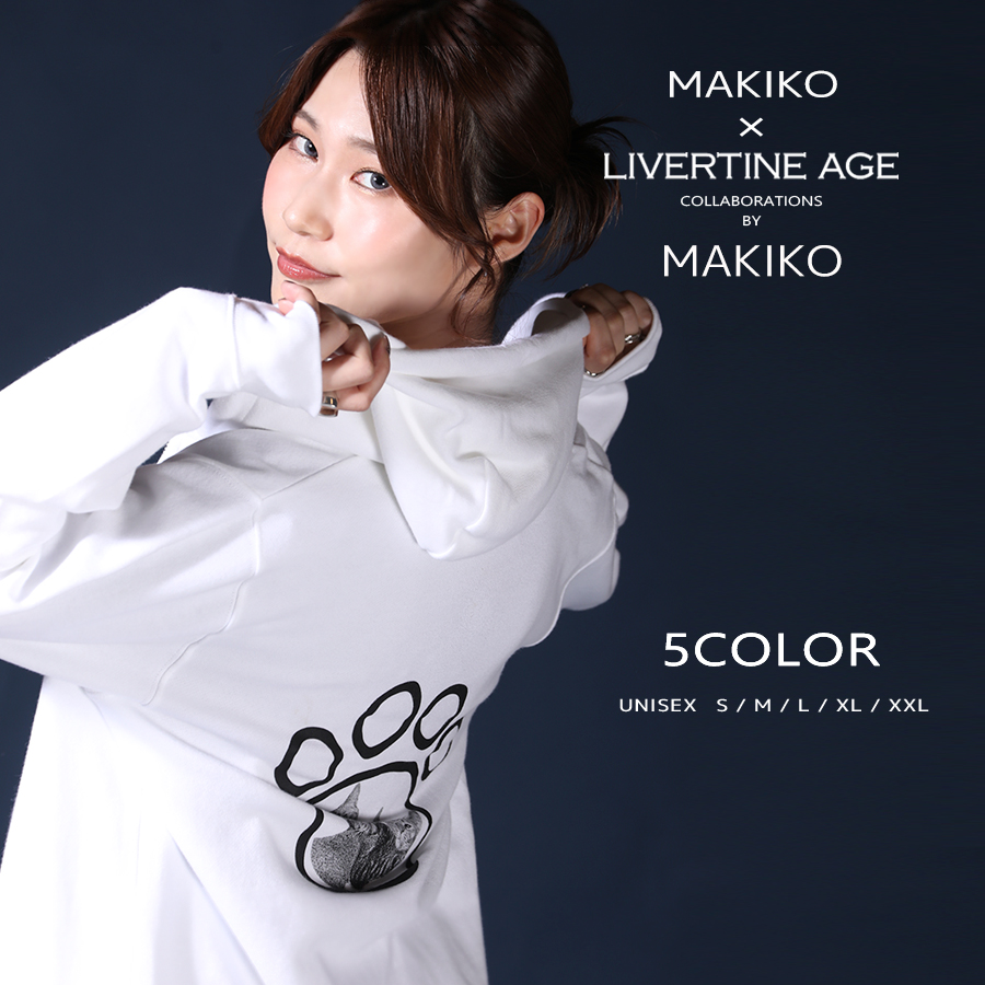 受注期間限定！MAKIKOコラボ企画！コラボZIPパーカー◆MAKIKO