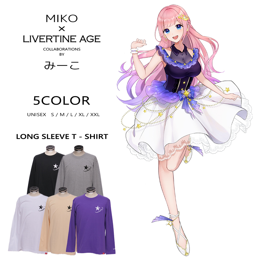 受注期間限定！みーこコラボ企画！コラボ長袖Tシャツ◆みーこ