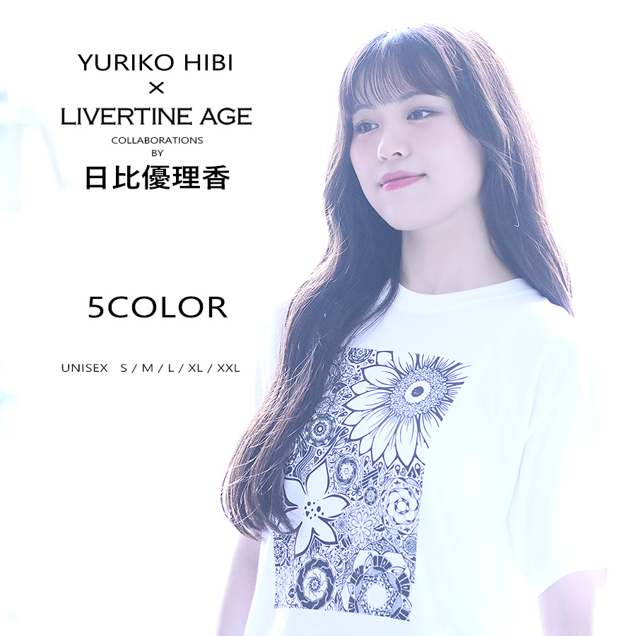 受注期間限定！日比優理香コラボ企画！コラボ半袖Tシャツ◆日比優理香